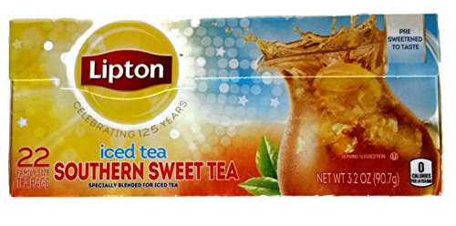 Lipton Southern Sweet Iced Tea Bags 22 Count Family Size von Lipton