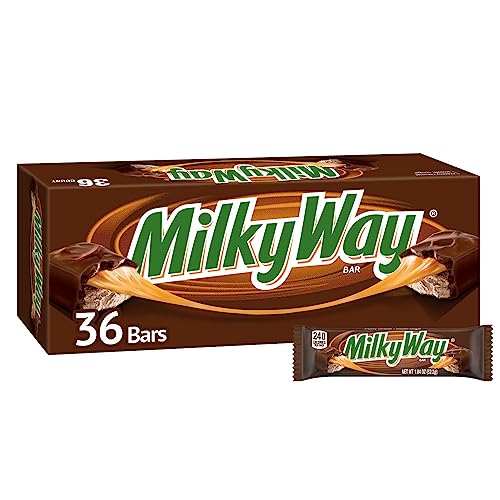 MILKY WAY Milk Chocolate Singles Size Candy Bars 1.84-Ounce 36-Count Box