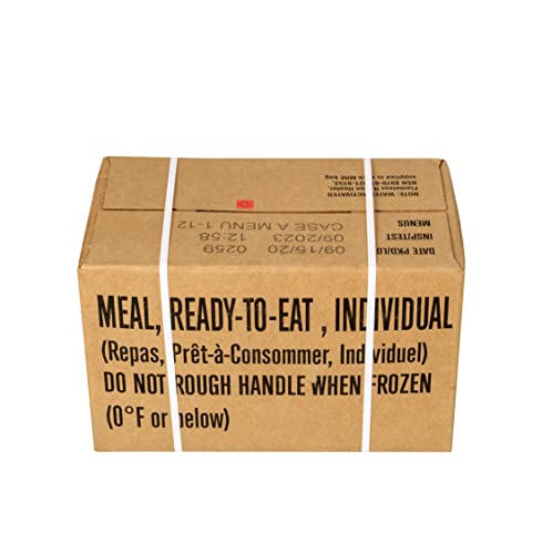 MRE Meals Ready to Eat, US Rationen EPA Case A oder B (Case A Insp 2022) von MRE US