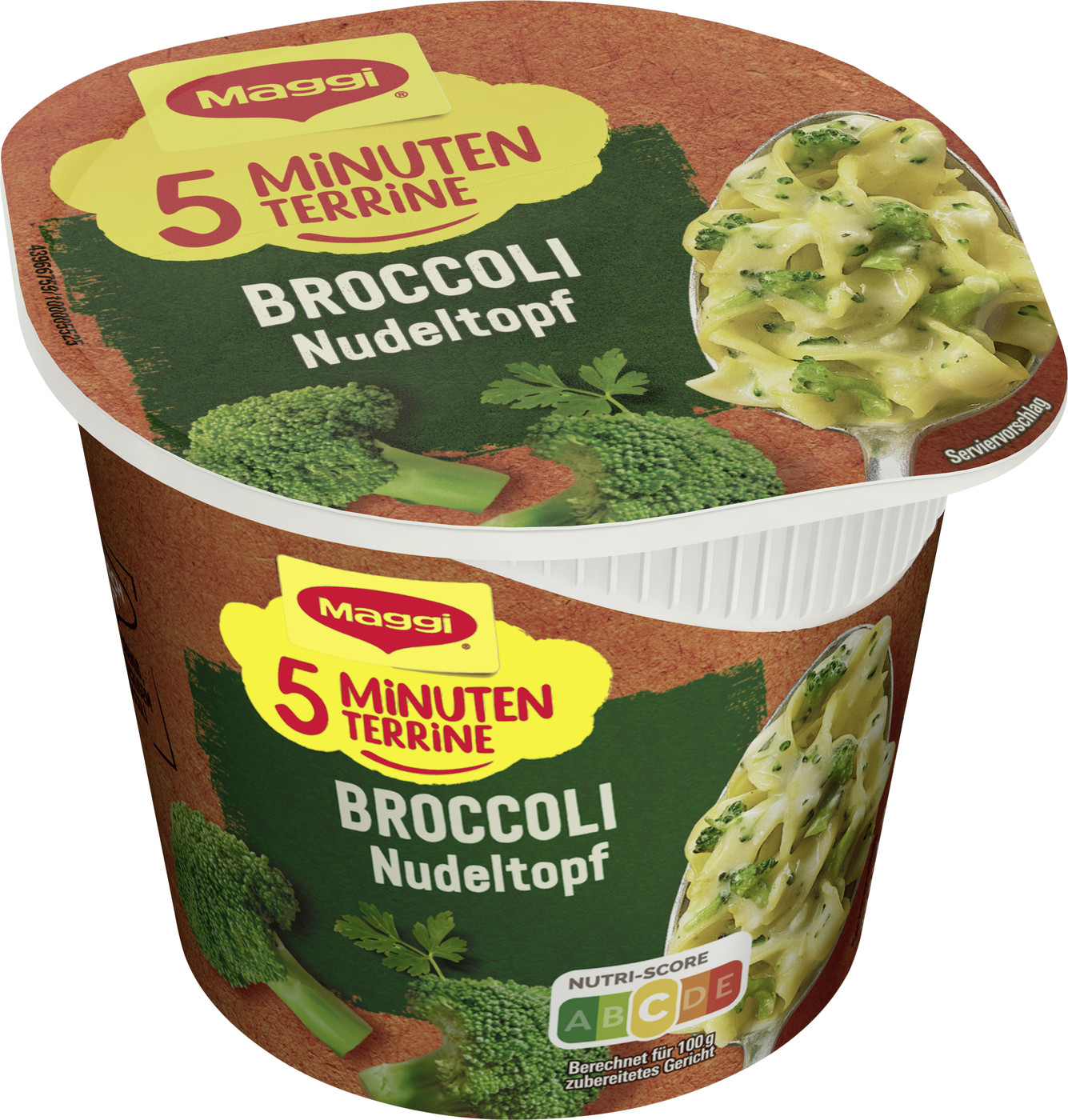 Maggi 5 Minuten Terrine Broccoli-Nudeltopf 50G