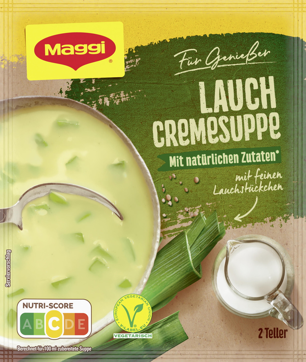 Maggi Für Genießer Lauch Cremesuppe ergibt 500ML