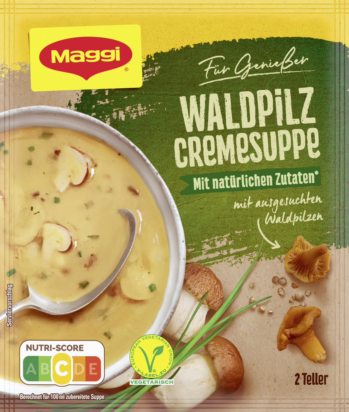 Maggi Für Genießer Waldpilz Cremesuppe ergibt 500ML