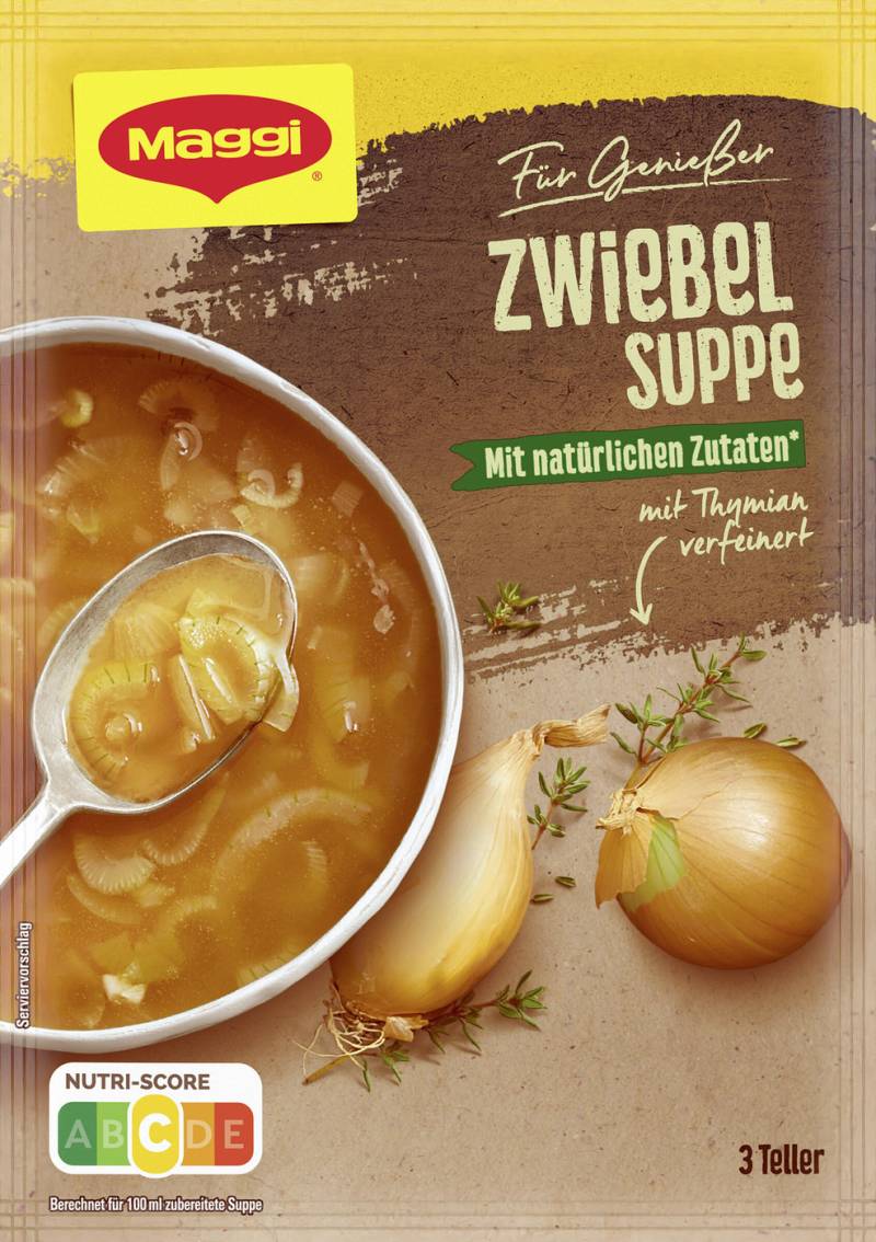 Maggi Für Genießer Zwiebel Suppe ergibt 750ML