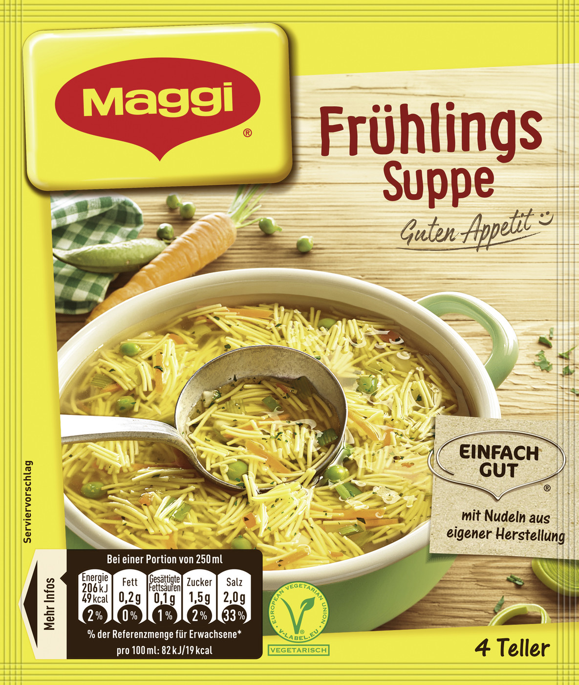 Maggi Guten Appetit! Frühlings Suppe ergibt 1L