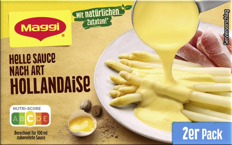 Maggi Helle Sauce nach Art Hollandaise ergibt 2x 250ML