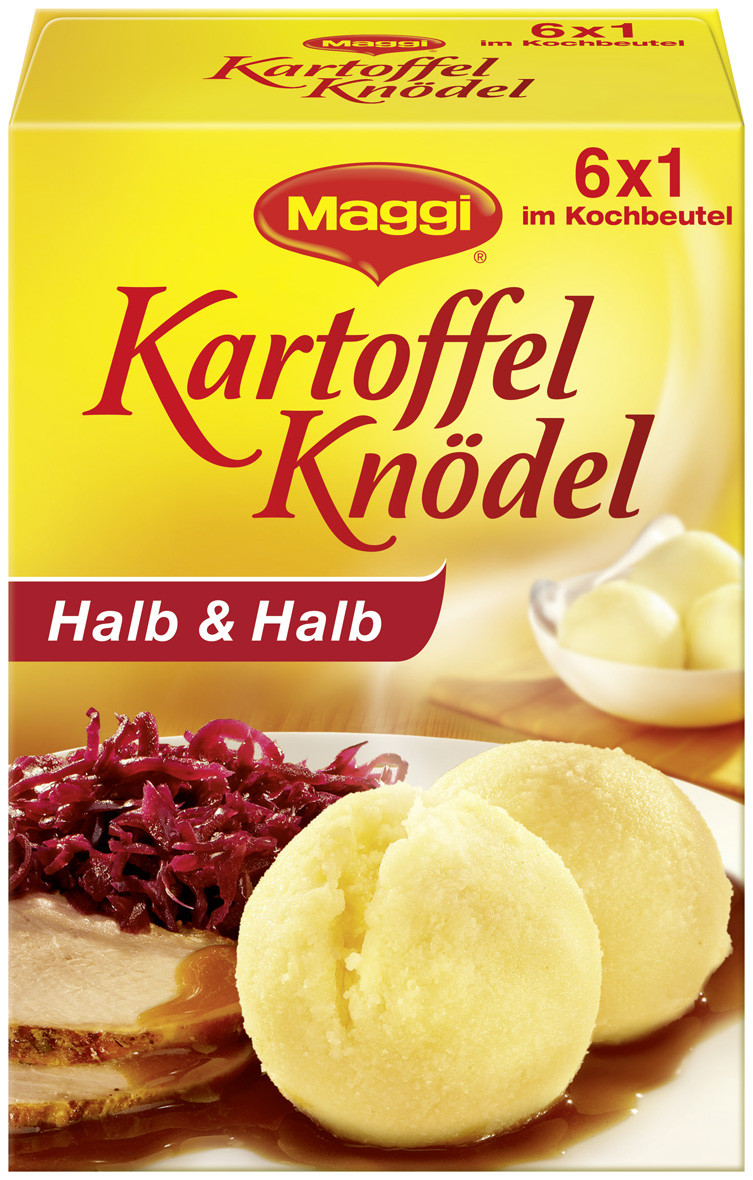 Maggi Kartoffel Knödel Halb & Halb im Kochbeutel 200G