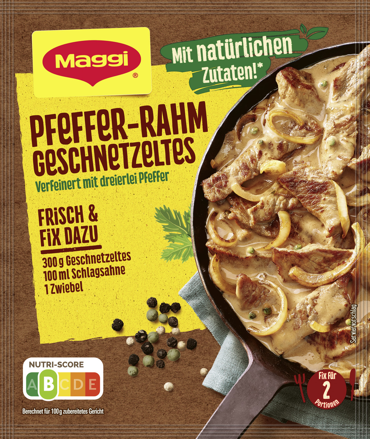 Maggi Pfeffer-Rahm Geschnetzeltes 27G