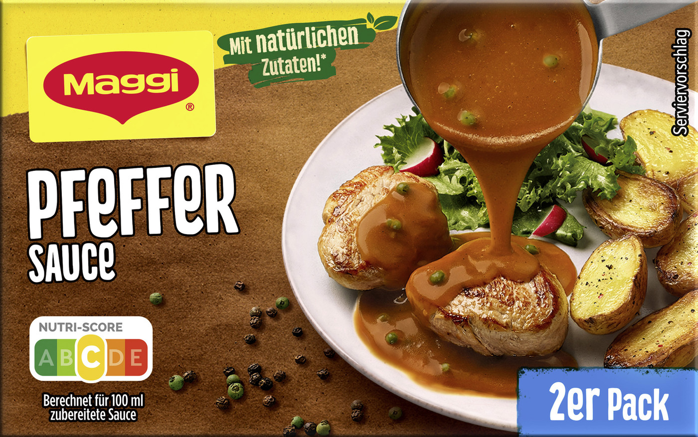 Maggi Pfeffer Sauce ergibt 2x 250ML