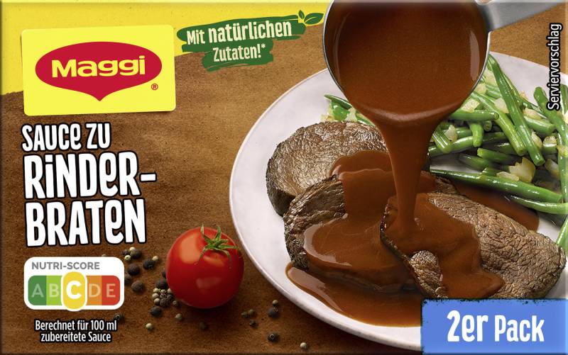 Maggi Sauce zu Rinderbraten ergibt 2x 250ML