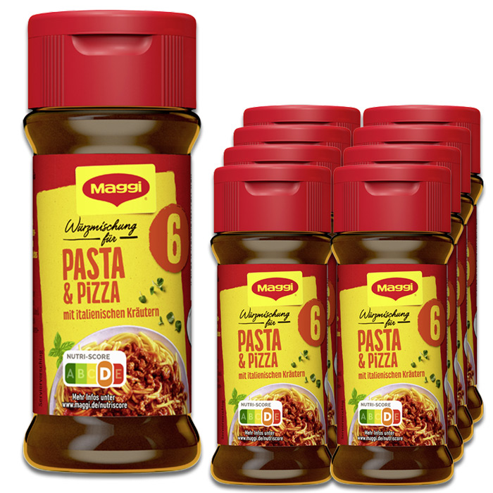 Maggi Würzmischung 6 - Pasta und Pizza 8x60G