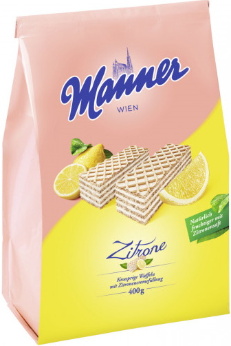 Manner Schnitten Zitrone 400G