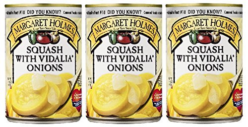 Margaret Holmes Squash with Vidaliaå¨ Onions (Pack of 3) 14.5 oz Cans