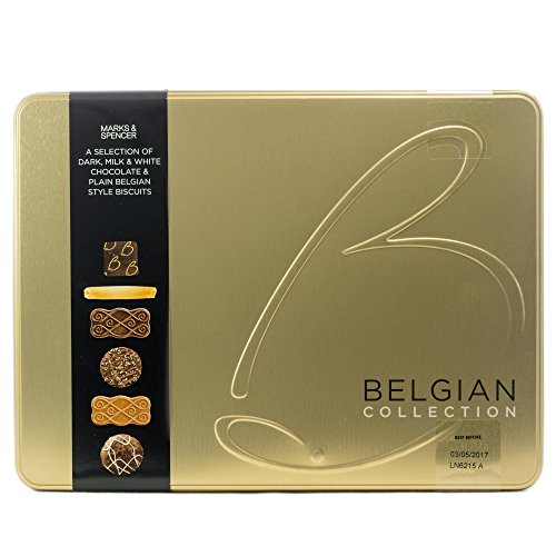 Marks & Spencer Belgian Collection 400g - A Selection of Dark, Milk and White Chocolate and Plain Belgain Style Biscuits 400g von Marks & Spencer