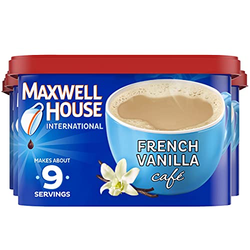 Maxwell House International Coffee French Vanilla Cafe, 8.4-Ounce Cans (Pack of 4) by Maxwell House von Maxwell House