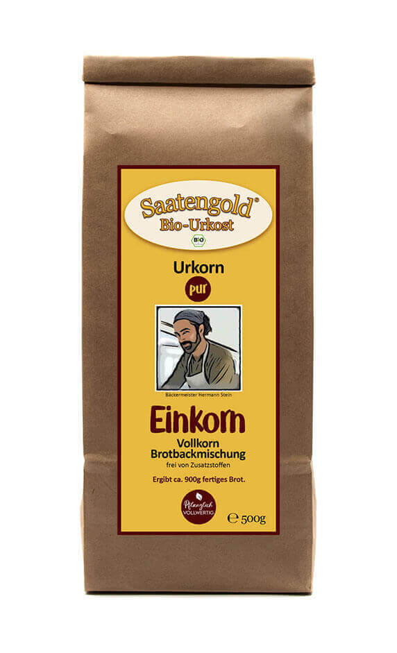 Mehl-Brotbackmischung (Bio) Einkorn pur 500g