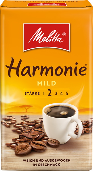 Melitta Kaffee Harmonie mild gemahlen 500G