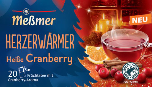 Meßmer Herzerwärmer Cranberry 20ST 45G