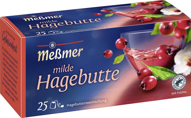 Meßmer Tee Milde Hagebuttenmischung 25ST 75G