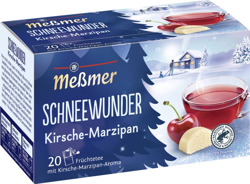 Meßmer Tee Schneewunder Kirsche-Marzipan 20ST 55G