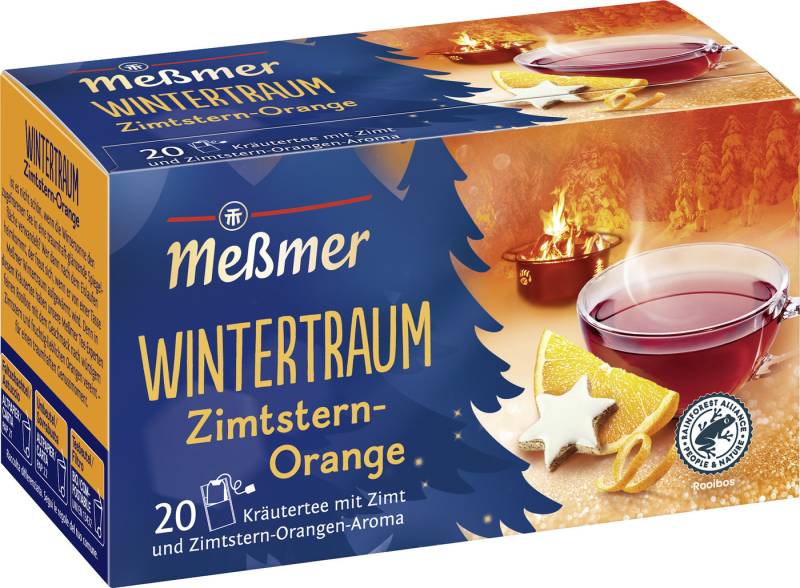 Meßmer Tee Wintertraum Zimtstern-Orange 20ST 40G