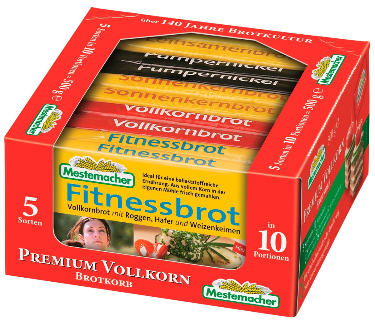 Mestemacher Premium Vollkorn Brotkörbchen 500G