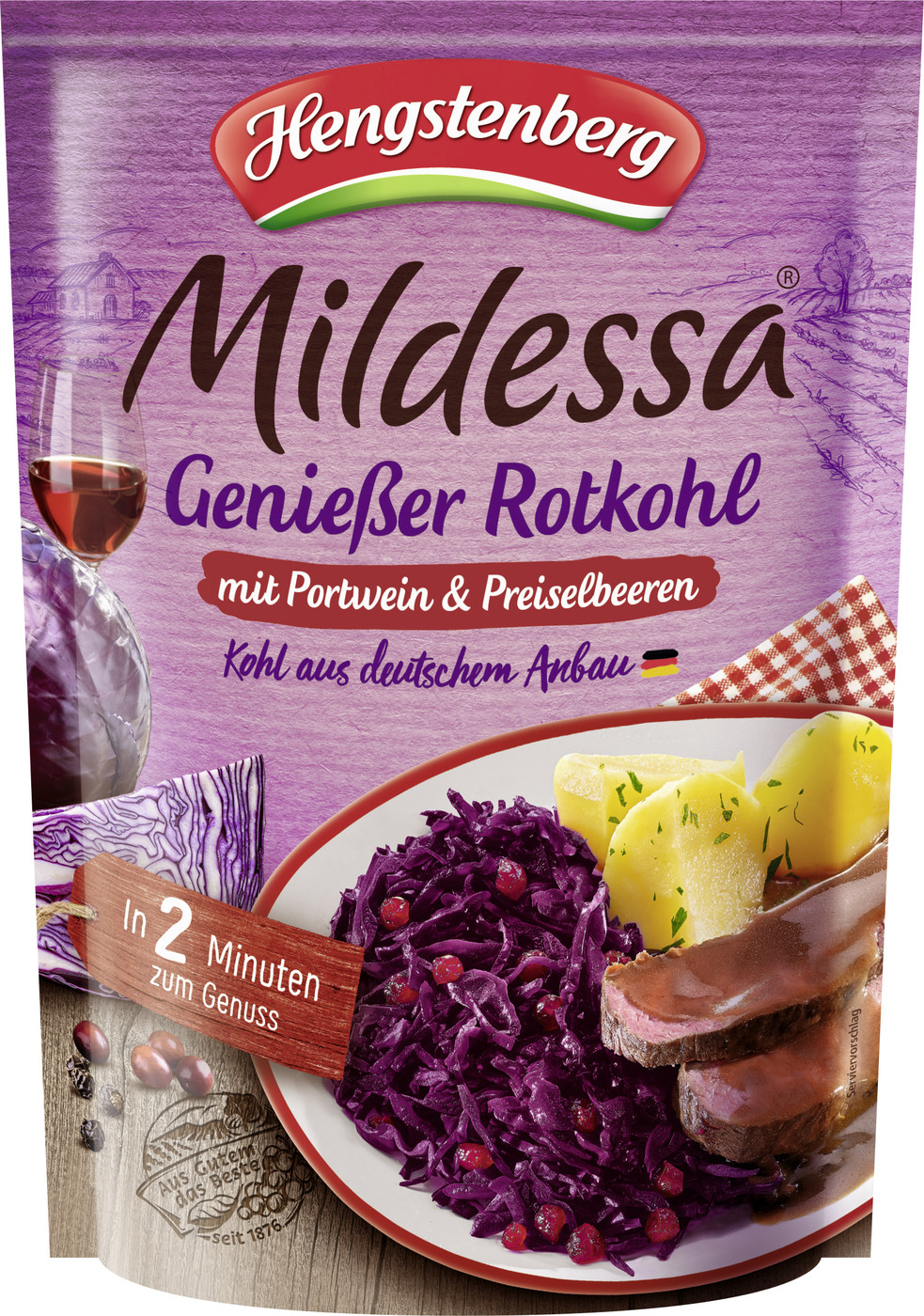 Mildessa Genießer Rotkohl Portwein 400G