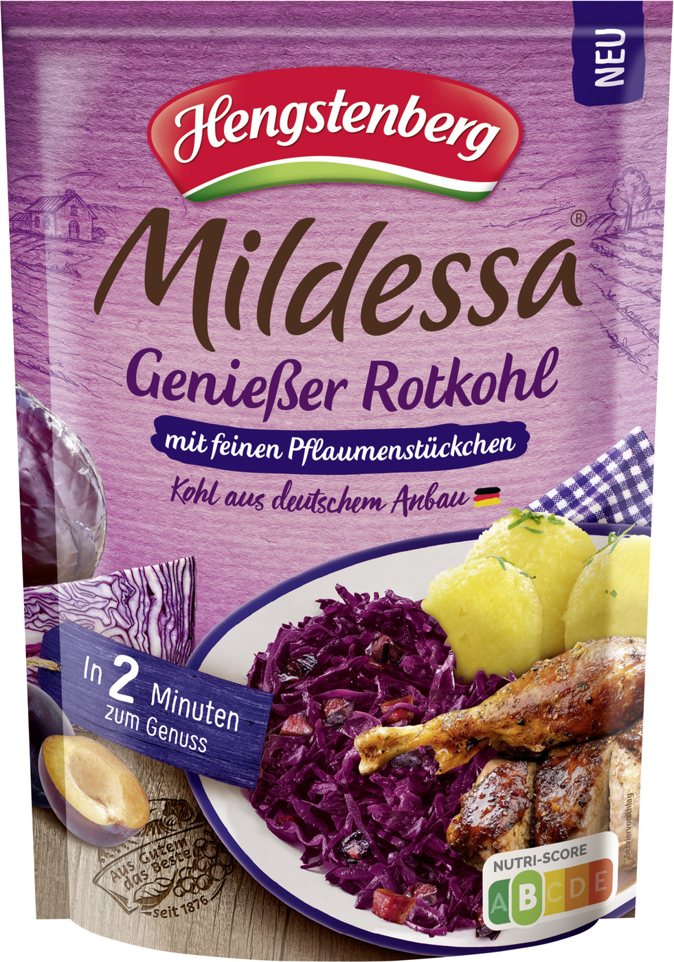 Mildessa Genießer Rotkohl mit Pflaume 400G