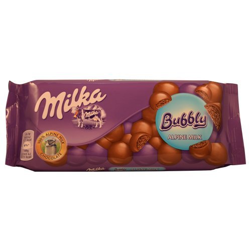 Milka Bubbly Alpine Milk 100g (10-pack) by N/A von Milka