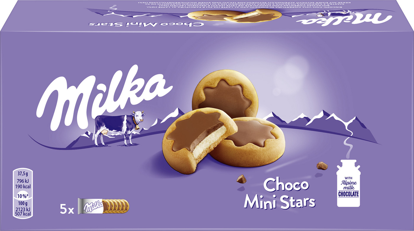 Milka Choco Mini Stars 185G