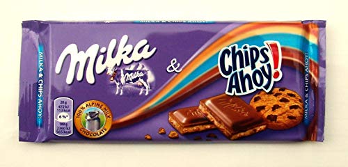 Milka Chocolate bars - CHIPS AHOY! - (PACK of 8 bars each 100gr) von Milka