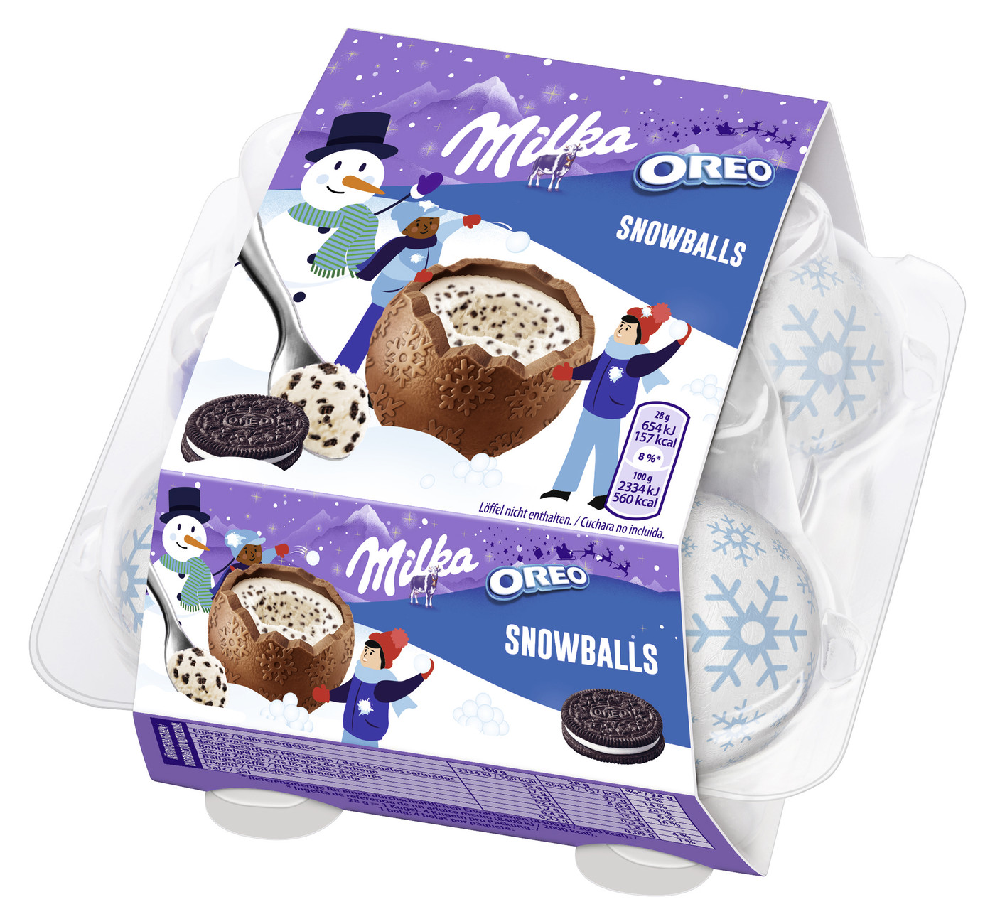 Milka Snow Balls Oreo 112G