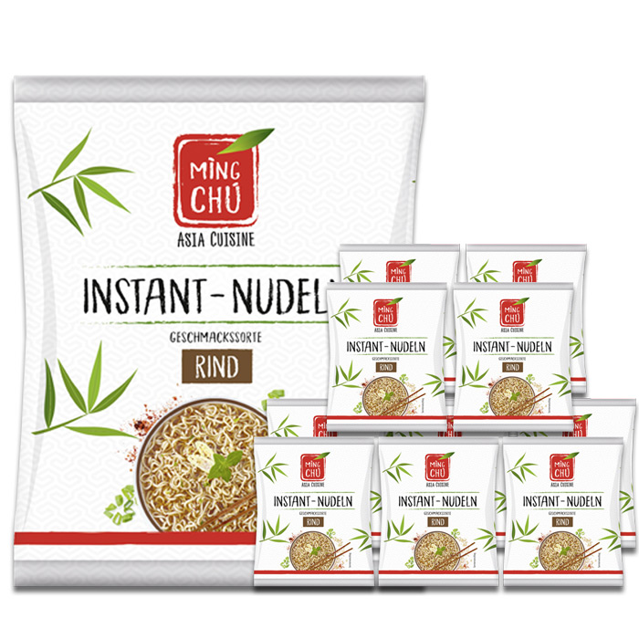 Ming Chu Instant-Nudeln Rind 10x60G