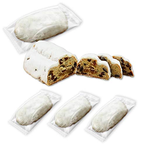 Mini - Christstollen Set - 20 Stollen im Karton - 20 x 200g Marzipan Stollen in Folie - das ideale Geschenk zu Weihnachten von LEBKUCHEN WELT