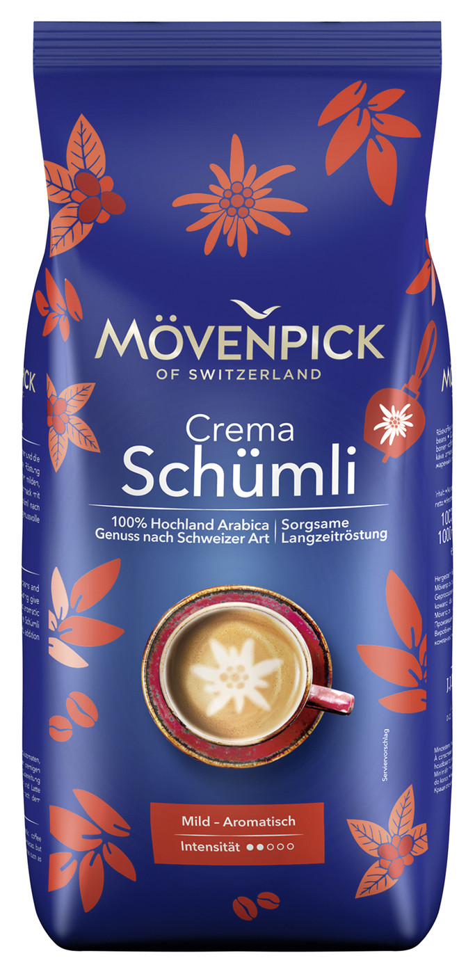 Mövenpick Crema Schümli Bohne 1KG