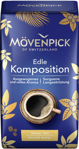 Mövenpick Kaffee Edle Komposition gemahlen 500G