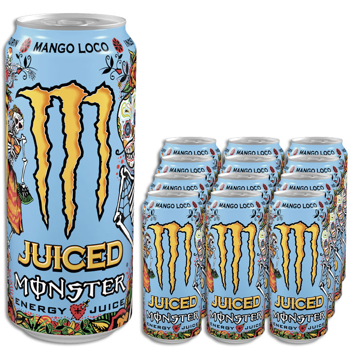 Monster Energydrink Juice Mango Loco 12x0,5L