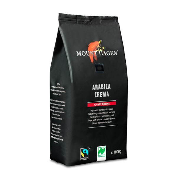 Mount Hagen Röstkaffee 1kg ganze Bohne