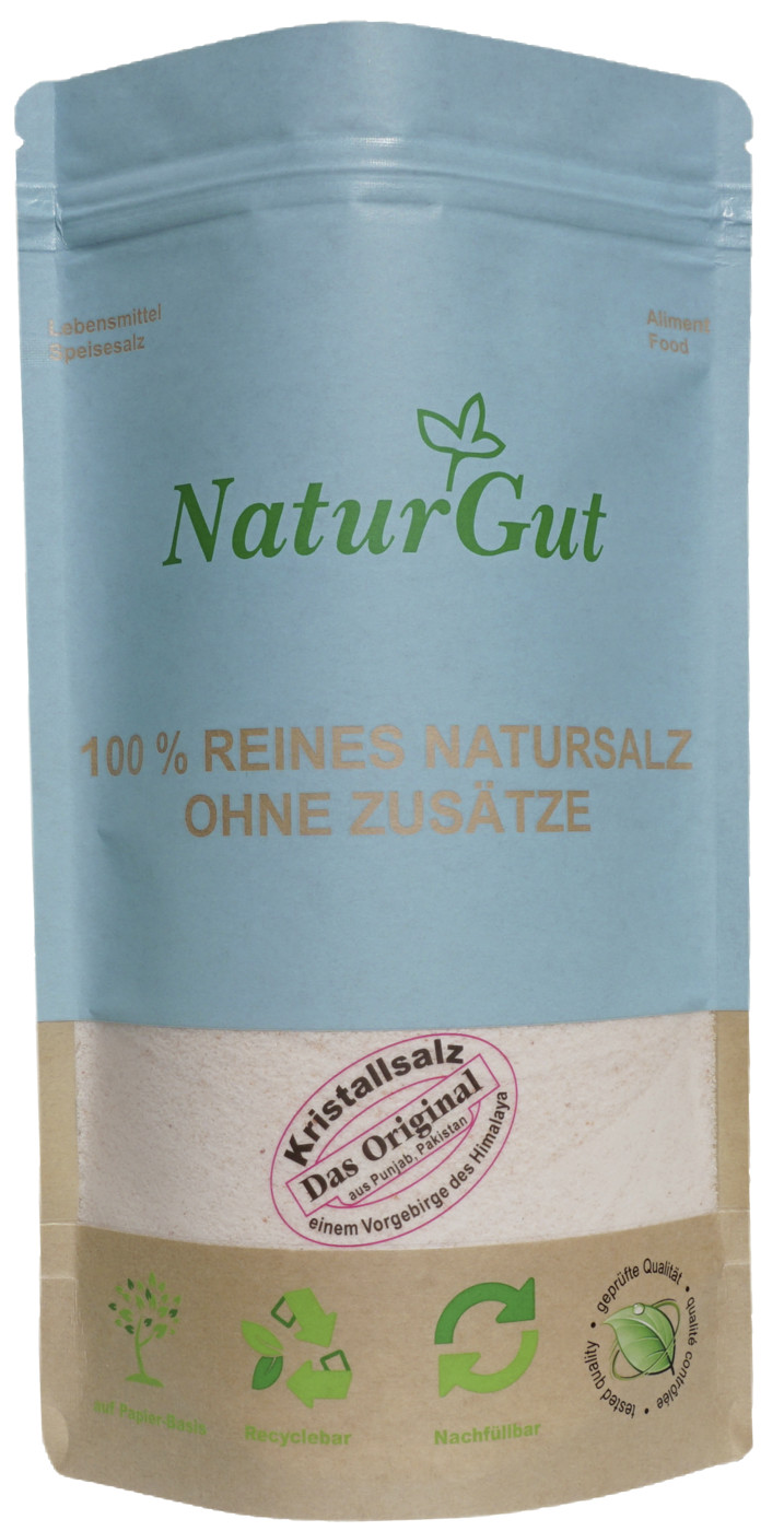 NaturGut Reines Natursalz ohne Zusätze 1KG