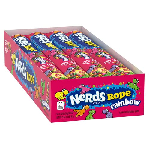 Nerds Rainbow Rope Candy 24 x 26g von Nerds