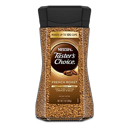 Nescafe Taster's Choice Instant Coffee, French Roast, 7 Ounce von Nestlé