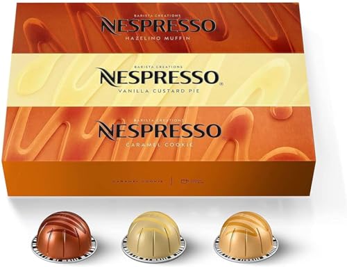 Nespresso VertuoLine (europäische Version) Barista Creations Flavored Coffee (8 oz): Hazelino Muffin, 30 Kapseln von Nespresso