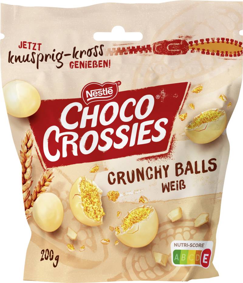 Nestle Choco Crossies Crunchy Balls weiß 200G