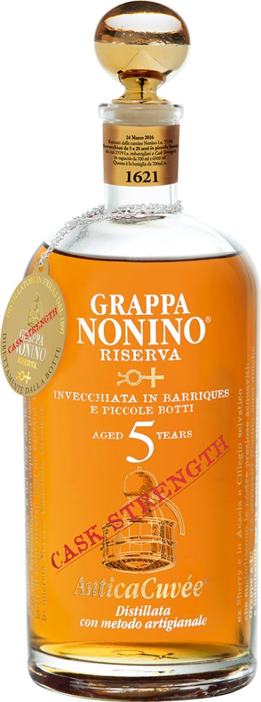 Nonino Grappa AnticaCuvée Riserva Cask Strength 59,9% vol