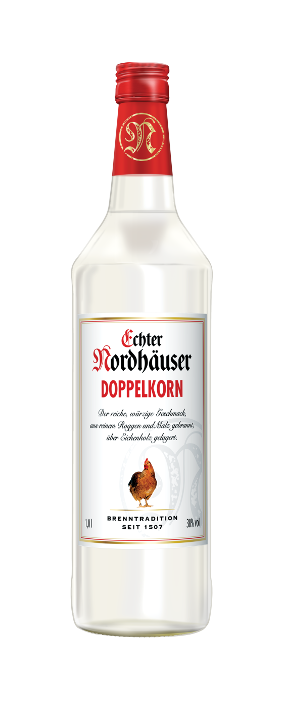 Nordbrand Echter Nordhäuser Doppelkorn 38% 1,0l