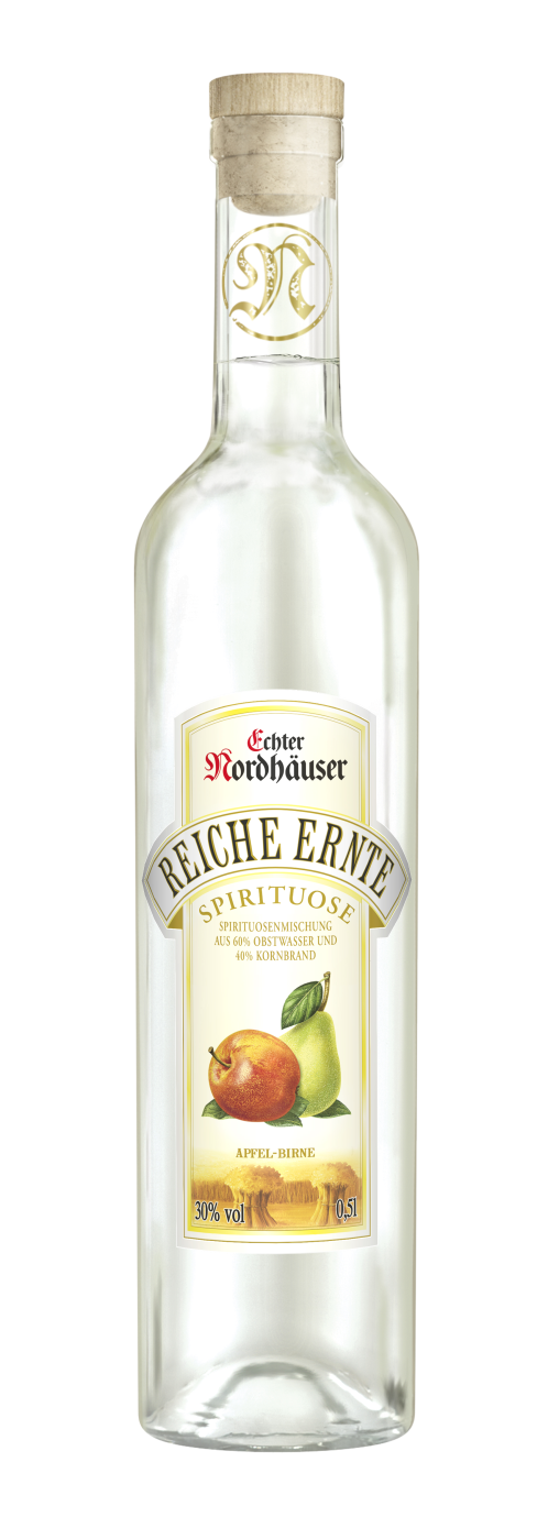 Nordbrand Echter Nordhäuser Reiche Ernte Apfel-Birne 30% 0,5l