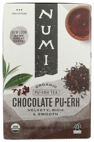 Numi Tea Organic Chocolate Pu-Erh - 16 Bag von Numi