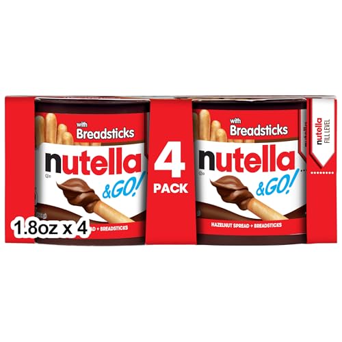 Nutella & Go, 4 Count (Pack of 6)