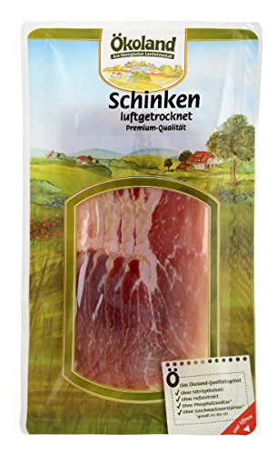 Ökoland Premium Schinken luftgetrocknet, 80 g