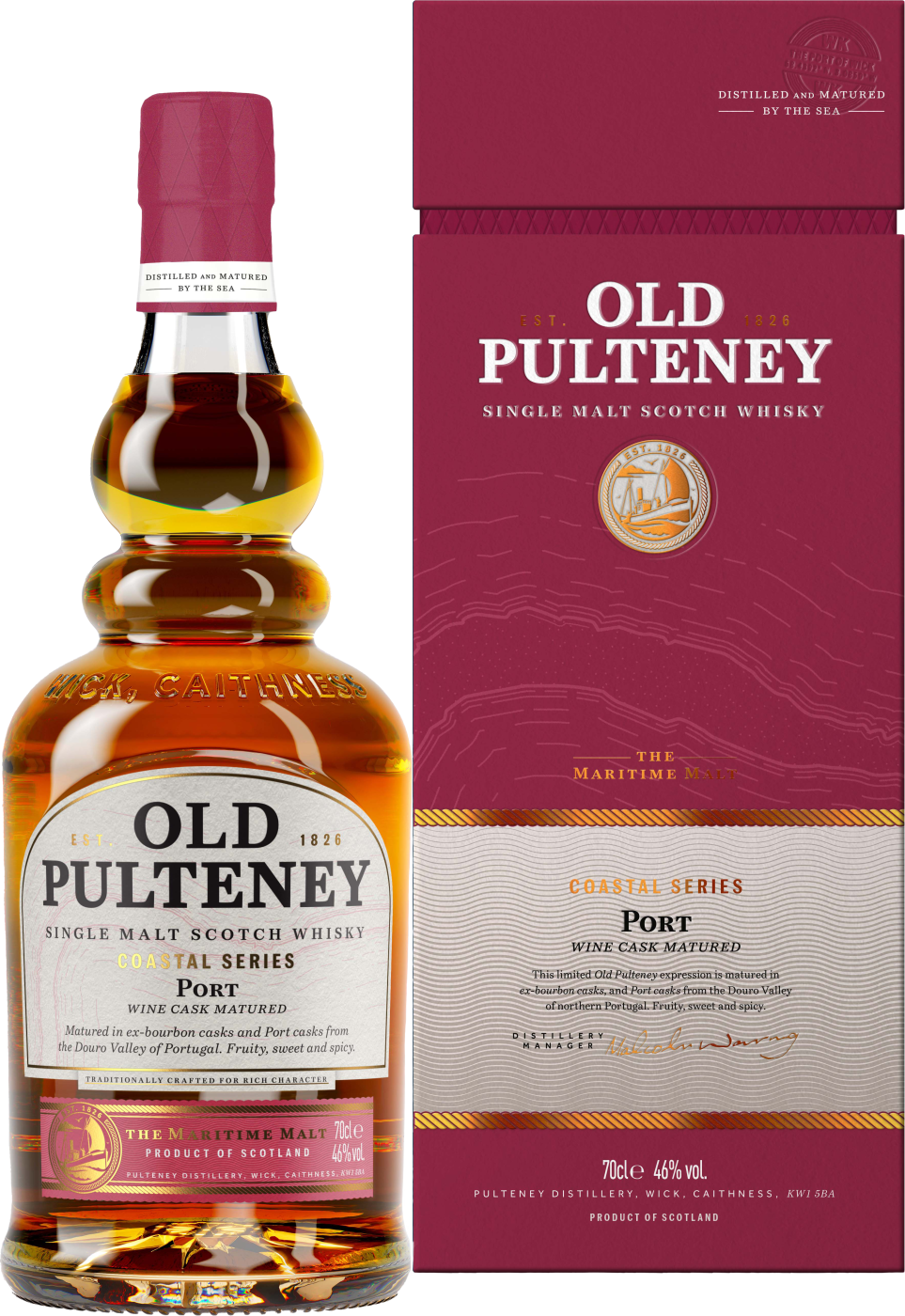 Old Pulteney »Coastal Series« Port Cask Single Malt Scotch Whisky