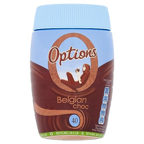 Options Instant Belgische Schokoladenpulver, 395 g von Options